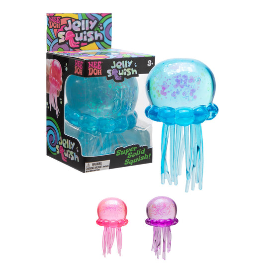 NeeDoh JellySquish Squishy Fidget Toy Blue
